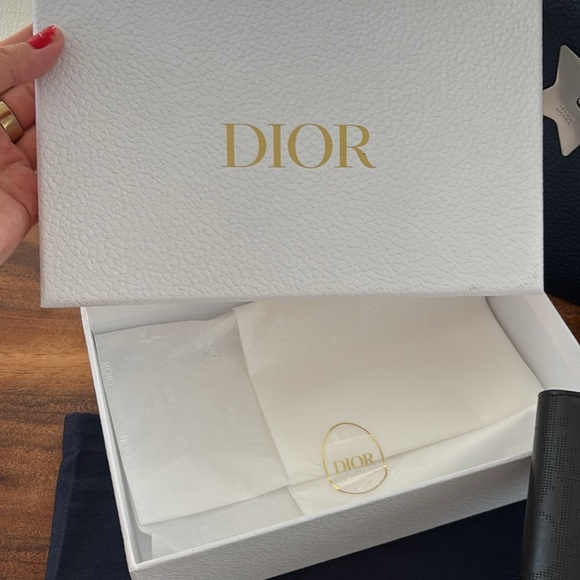 New Men’s Dior Vertical bifold wallet Black - Picture 4 of 10